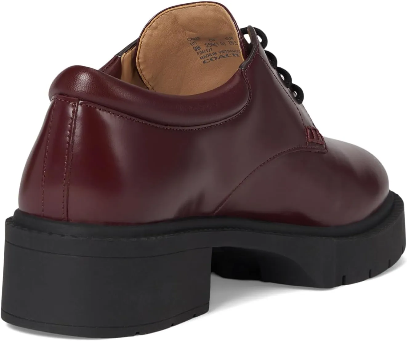 COACH Women's Lyla Leather Derby Loafer