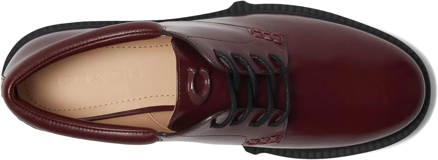 COACH Women's Lyla Leather Derby Loafer