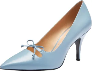 Coach Women's Runway Pump Ballet Flat, Charcoal/Black, 8