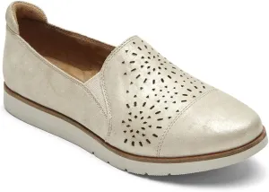 Cobb Hill Laci Twin-Gore Women's Slip-on Comfort S Metallic Leather - 5 Medium