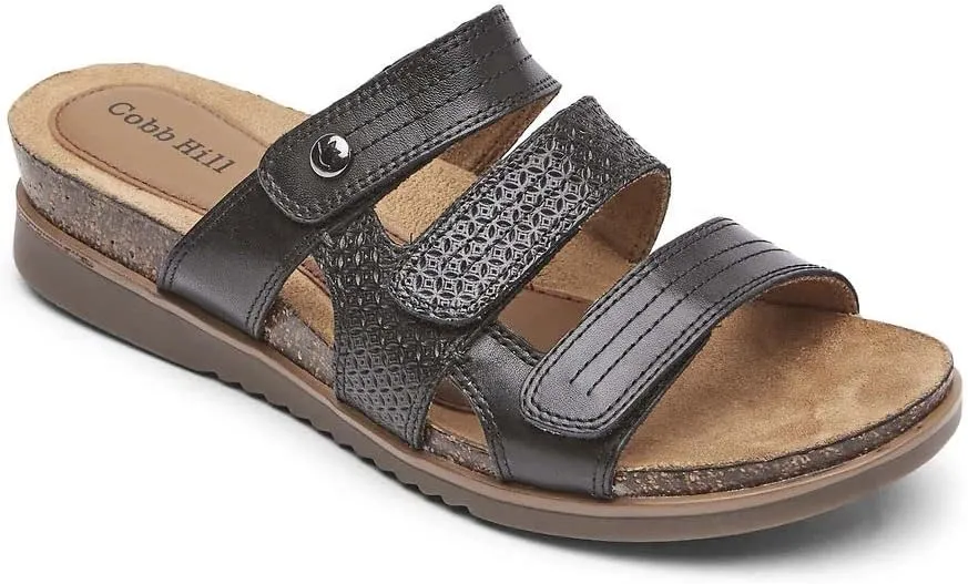 Cobb Hill May Slide Black 6 B (M)