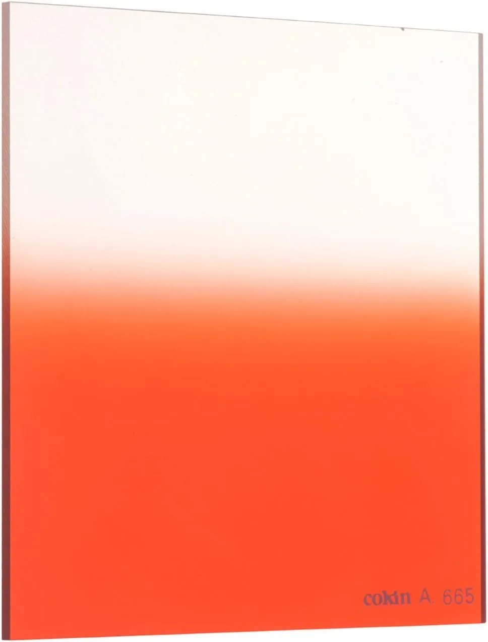 Cokin Square Graduated Flou Red 2 - Hard (L665) 2-Stop for L (Z) Series Holder - 100mm X 150mm