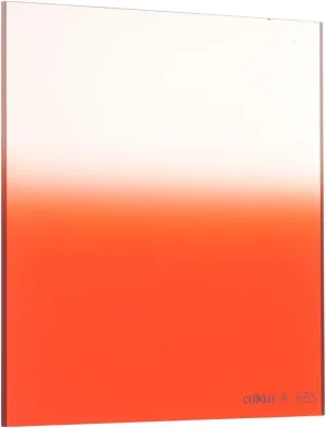 Cokin Square Graduated Flou Red 2 - Hard (L665) 2-Stop for L (Z) Series Holder - 100mm X 150mm