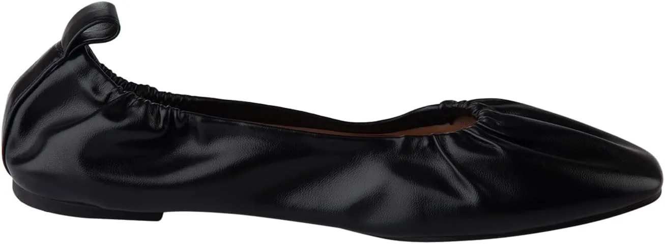 Comfort Plus by Predictions Womens Mia Square Toe Scrunch Flat
