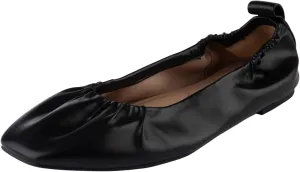 Comfort Plus by Predictions Womens Mia Square Toe Scrunch Flat
