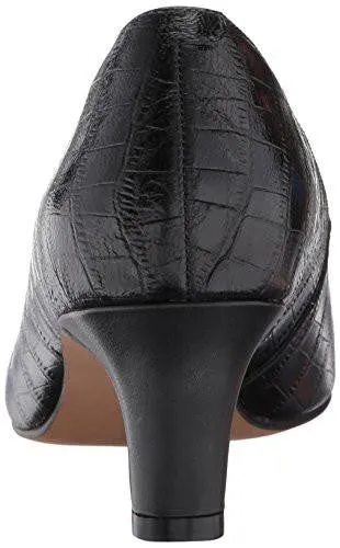 Crewso Wick Dress Pump Black Crocodile 85 M Us