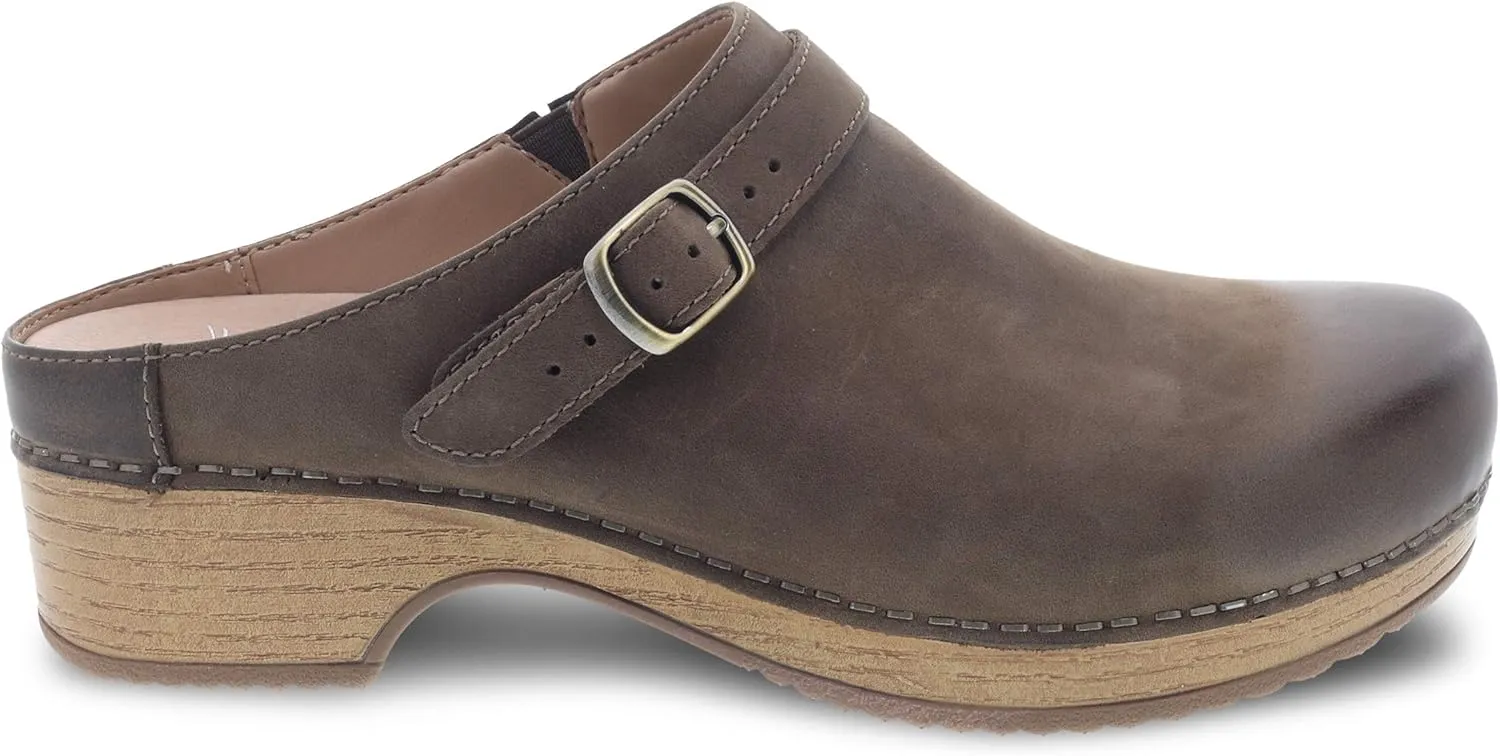 Dansko Berry Slip-On Mule Clogs for Women - Memory Foam and Arch Support for All -Day Comfort and Support