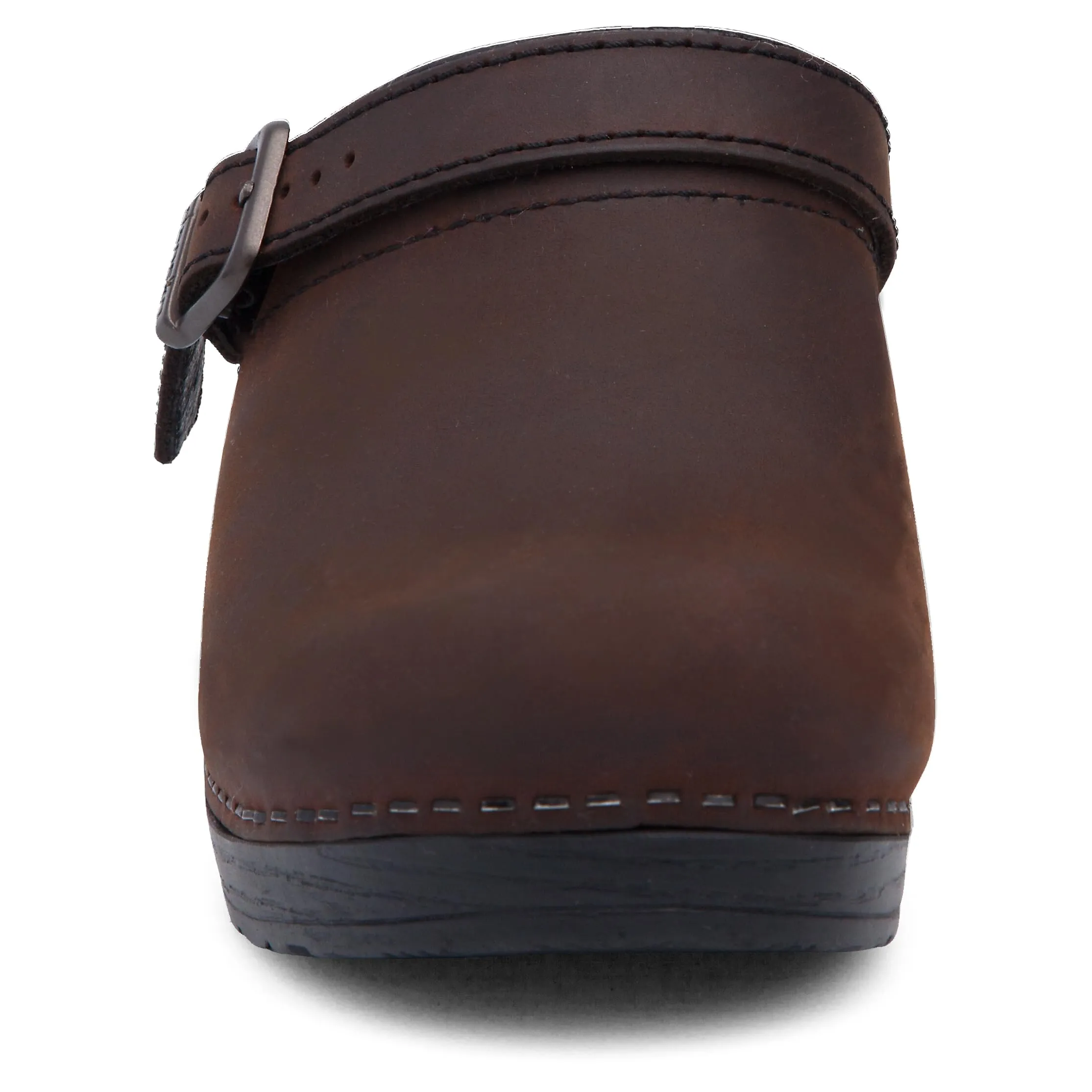 Dansko Ingrid Sling Back Mule Clog for Women - Anti-Fatigue Rocker Bottom Promotes Forward Foot Motion - Premium Leather Uppers for Long-Lasting Wear Antique Brown/Blk Open-Back Clog 10.5-11 M US