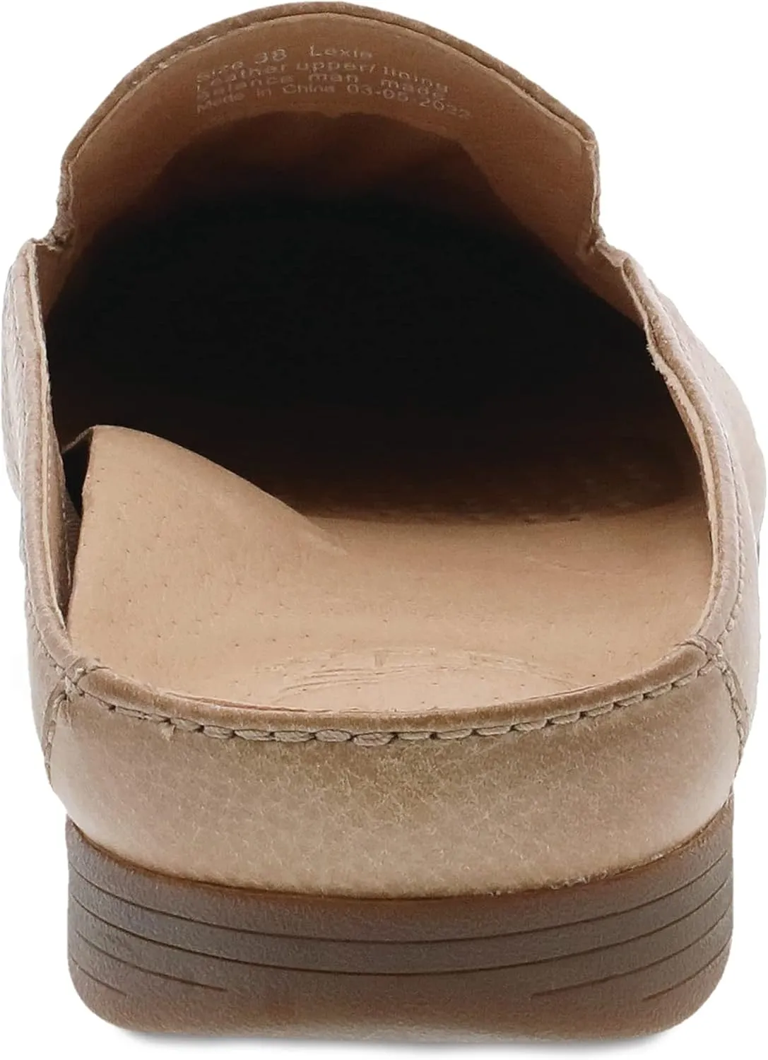Dansko Lexie Slip-On Mules for Women - Comfortable Flat Shoes with Arch Support - Versatile Casual to Dressy Footwear - Lightweight Rubber Outsole