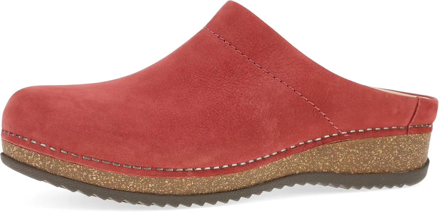 Dansko Mariella Slip-on Mule Clog - Dual-Density Cork/EVA Midsole and Lightweight Rubber Outsole Provide Durable and Comfortable Ride on Patented Stapled Construction