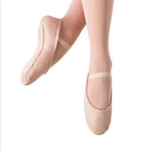 Dansoft Leather Girls Ballet Flat