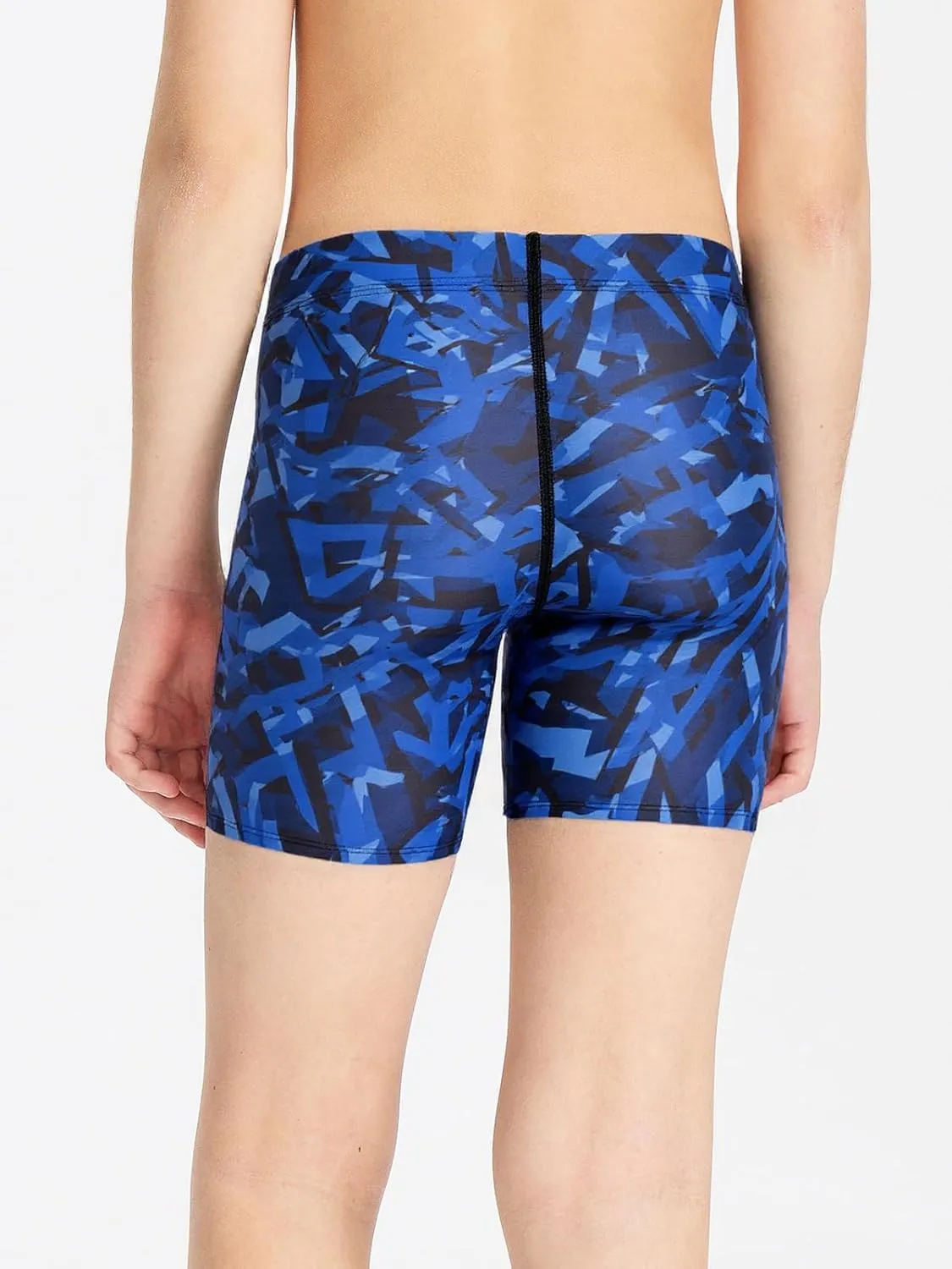 DEVOROPA Youth Boys Swim Shorts Square Leg Swimsuit Nylon Swimming Boxer Brief UPF 50 