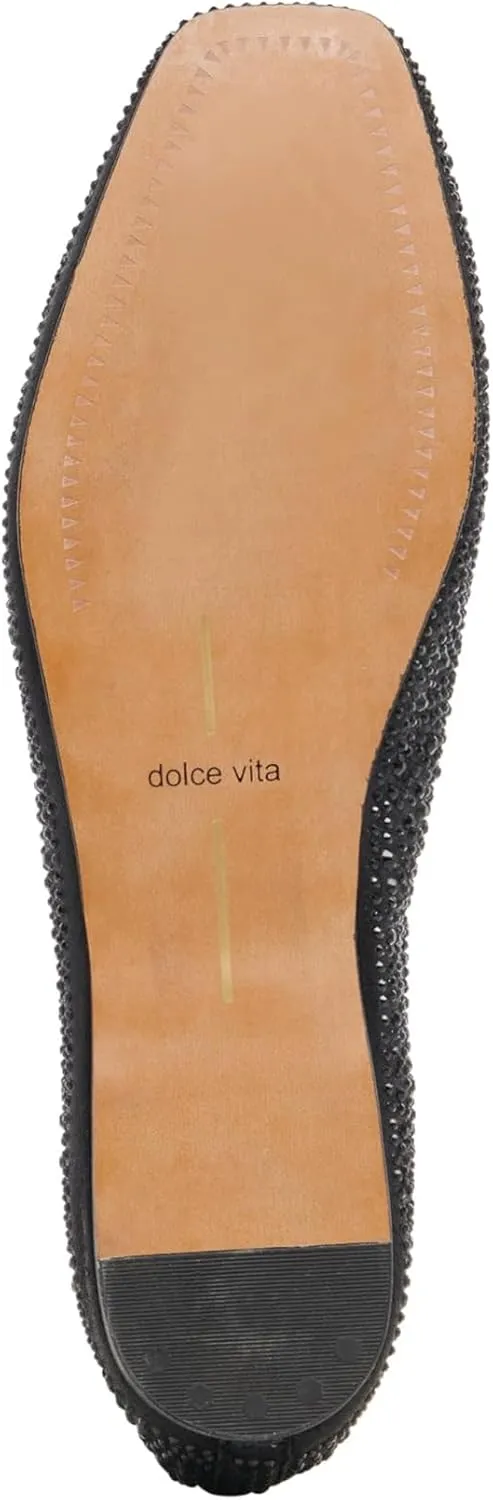 DOLCE VITA Women's Reyes Crystal Ballet Flat