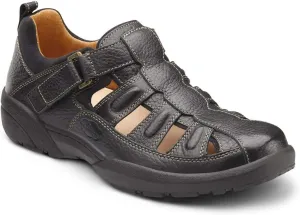 Dr. Comfort Fisherman Men's Therapeutic Diabetic Extra Depth Sandal: Black 11.5 Medium (B/D)