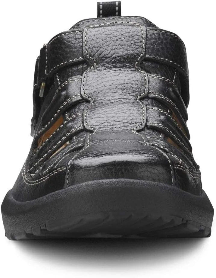 Dr. Comfort Fisherman Men's Therapeutic Diabetic Extra Depth Sandal: Black 11.5 Medium (B/D)