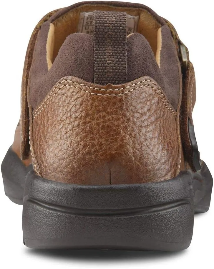 Dr. Comfort Fisherman Men's Therapeutic Diabetic Extra Depth Sandal: Chestnut 11.0 Medium (B/D)