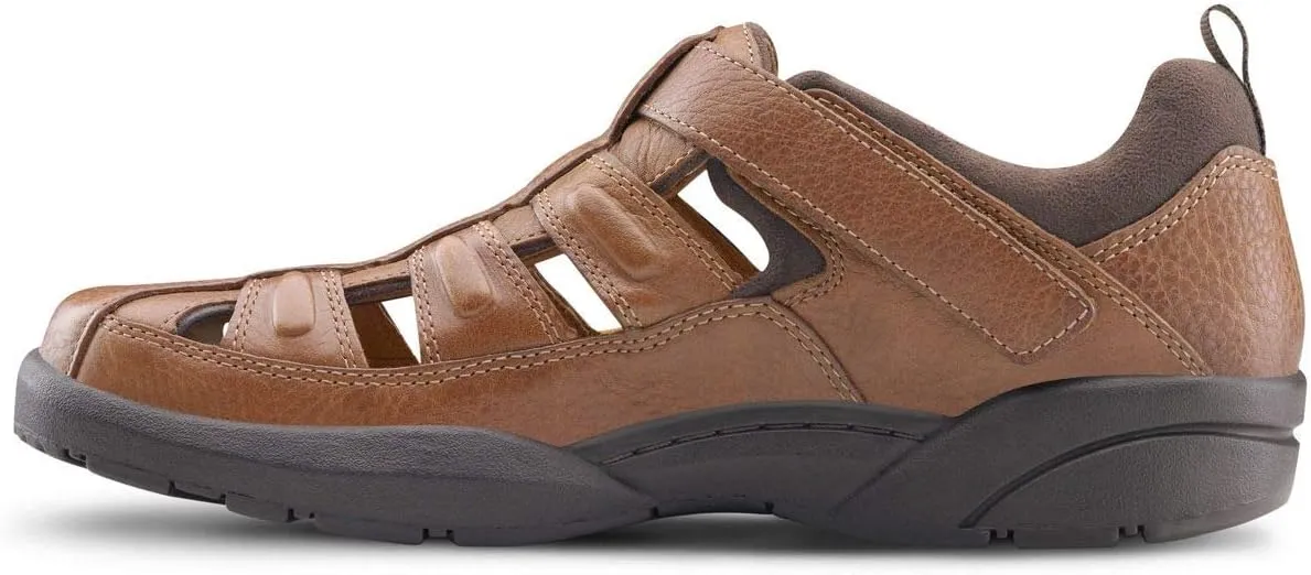 Dr. Comfort Fisherman Men's Therapeutic Diabetic Extra Depth Sandal: Chestnut 11.0 Medium (B/D)