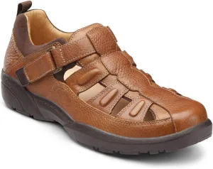 Dr. Comfort Fisherman Men's Therapeutic Diabetic Extra Depth Sandal: Chestnut 11.0 Medium (B/D)