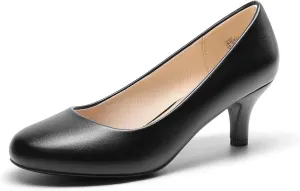 DREAM PAIRS Women's Dress Comfortable Low Heel Pump Shoes