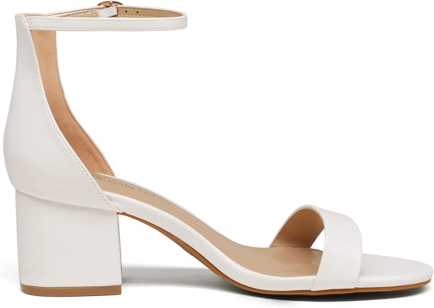 DREAM PAIRS Womens Low-Chunk Low Heel Pump Sandal
