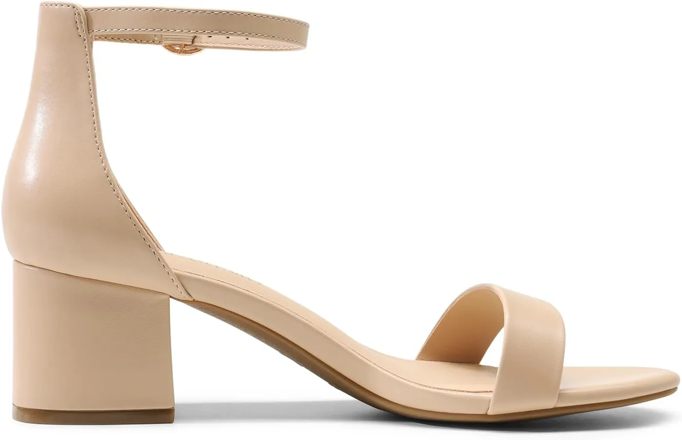 DREAM PAIRS Womens Low-Chunk Low Heel Pump Sandal