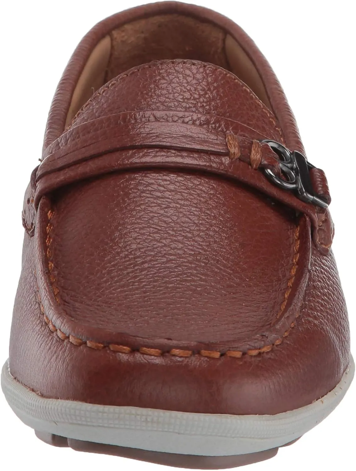 Driver Club USA Kids Boys/Girls Leather Driving Loafer with Rope Anchor Detail