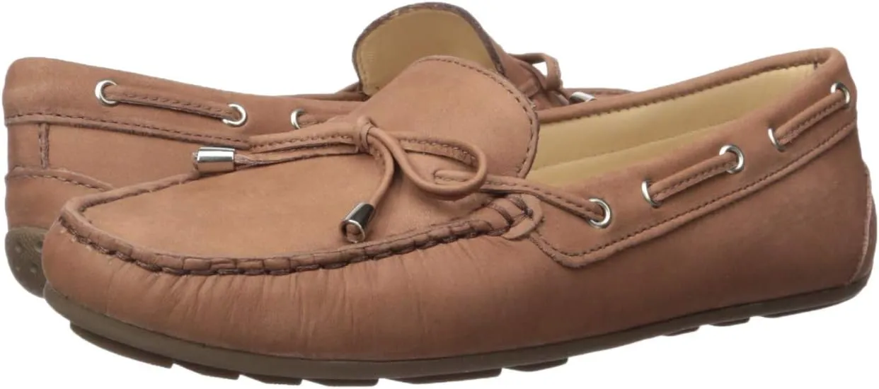 Driver Club USA Women's Leather Made in Brazil Nantucket 2.0 Tiebow Driver Moc Loafer