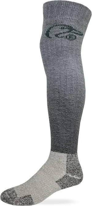 Ducks Unlimited Mens Heavyweight Merino Wool Over the Knee Wader Socks 1 Pair Pack