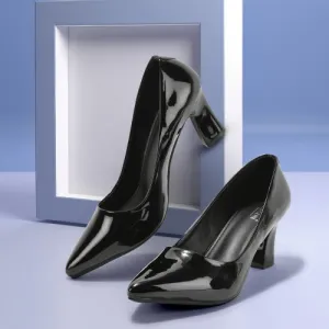 Elegant Charm Block Heel Pumps