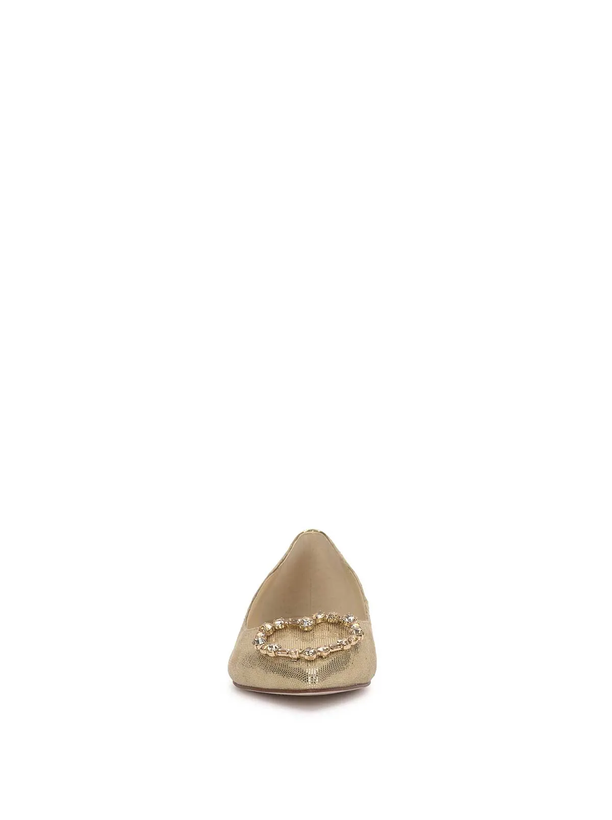 Elika Ballet Flat in Gold