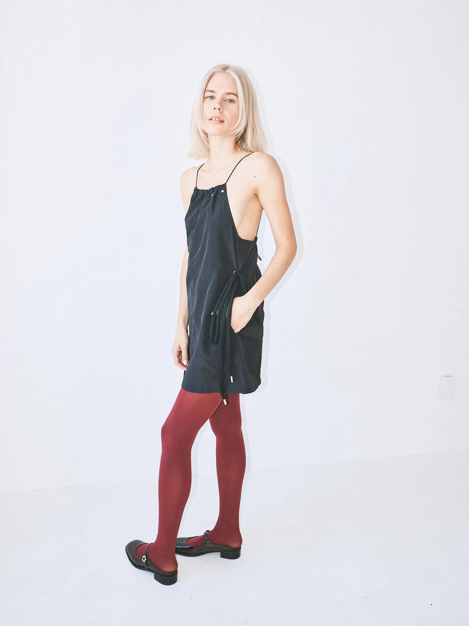Ella Mary Jane Mule - Chocolate Patent