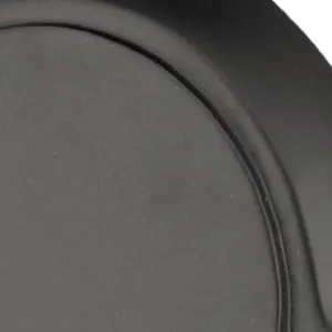 Emtek Transitional Brass Paper Holder in Bar Style with Matching Finish Rosette - Choice of 7 Finishes - 290410US19 - Square (10) - Flat Black (US19)