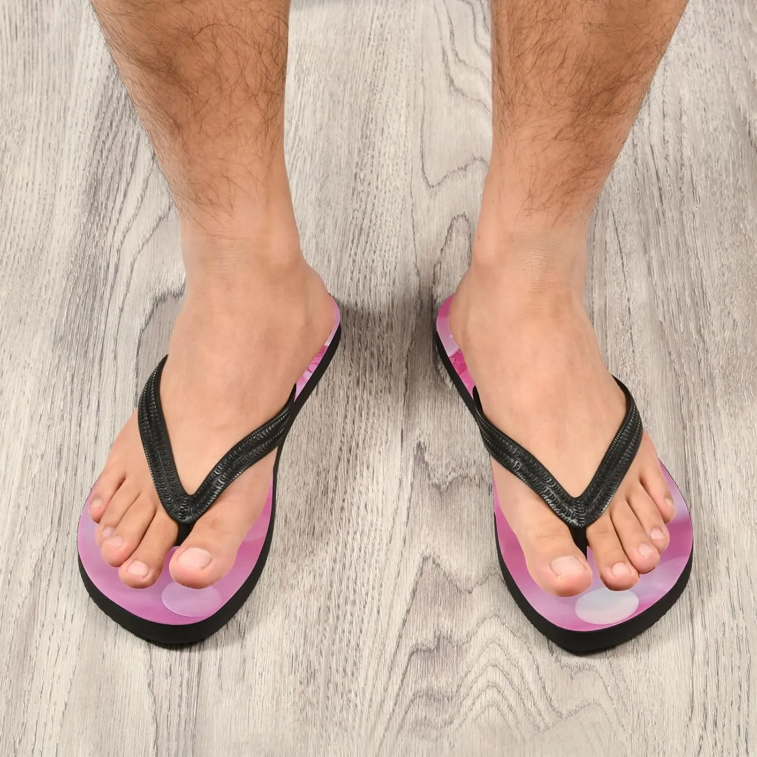 Flip Flop Sandal for Men Women Romantic Love Summer Thong Sandal Beach Water Shoes,XS