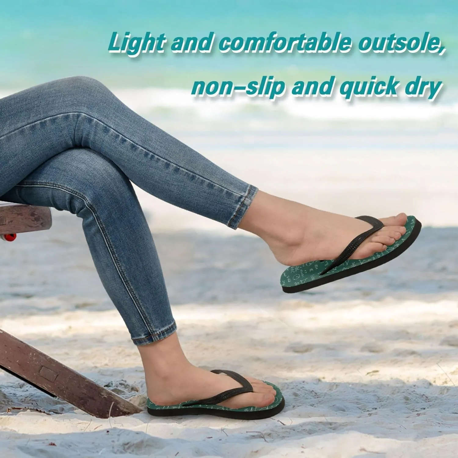 Flip Flops for Men Women Summer Beach Sandal Bathroom Shower Shoes