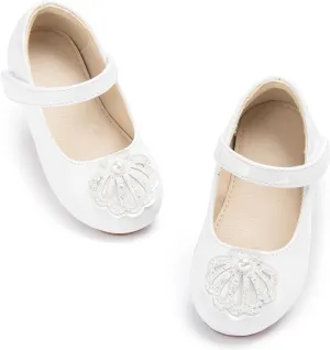 Girls Dress Shoes Ballet Mary Jane Flat Toddler Kid Bow Party Shoes
