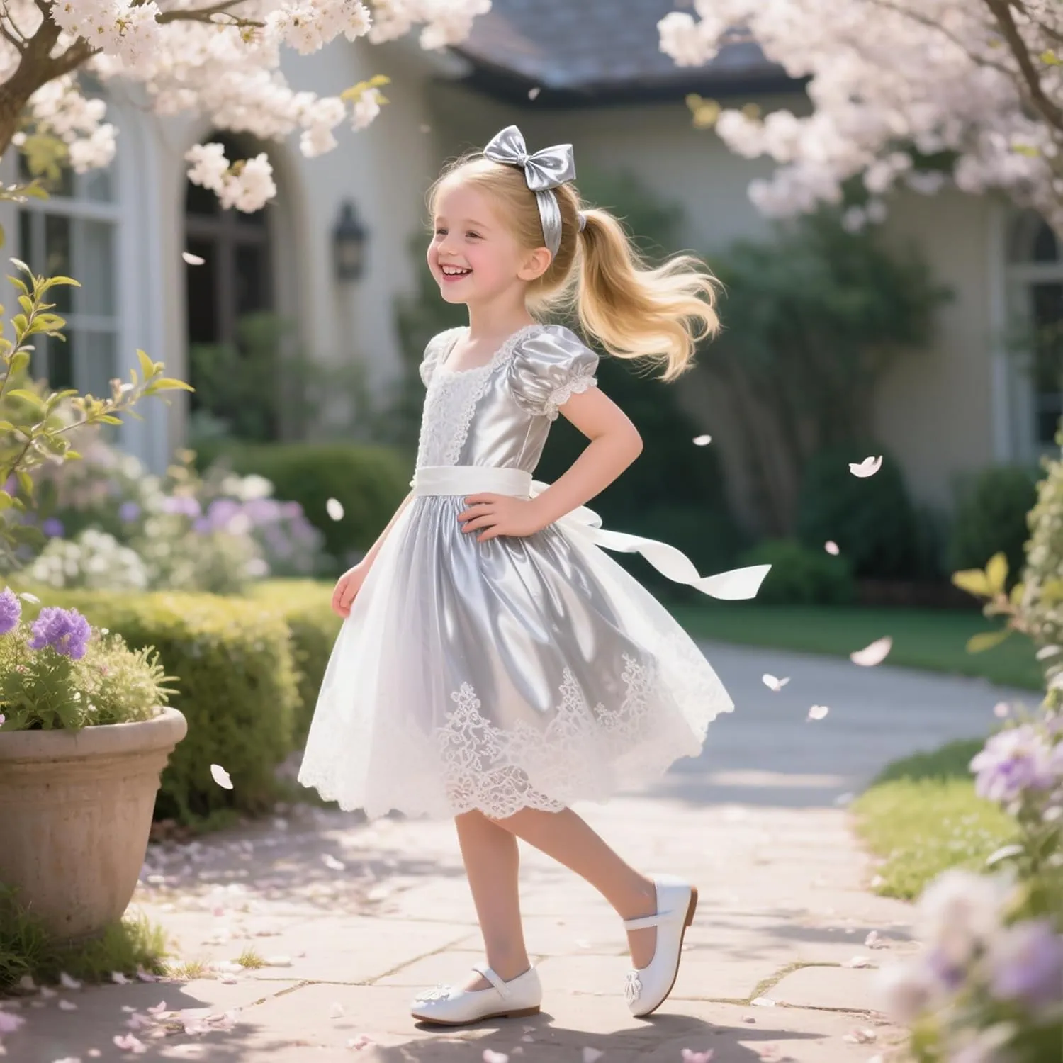 Girls Dress Shoes Ballet Mary Jane Flat Toddler Kid Bow Party Shoes