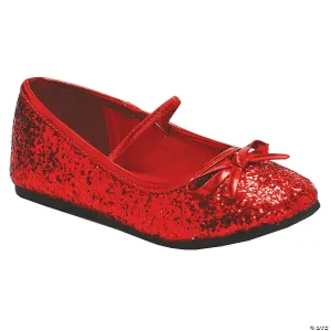 Girl's Glitter Flat Ballet Shoe