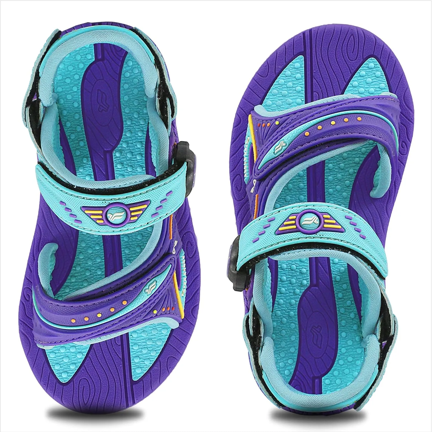 Gold Pigeon Shoes KIDS Easy Snap Lock Outdoor/Water Sandals & Slides. Adjustable Straps