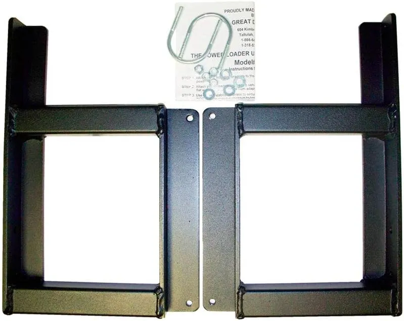 Great Day PLUT1 Power-Loader Mounting Bracket (Utility Vehicles), Black
