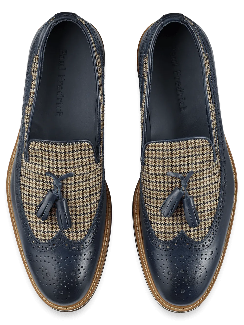Hampden Tassel Loafer - Navy Multi