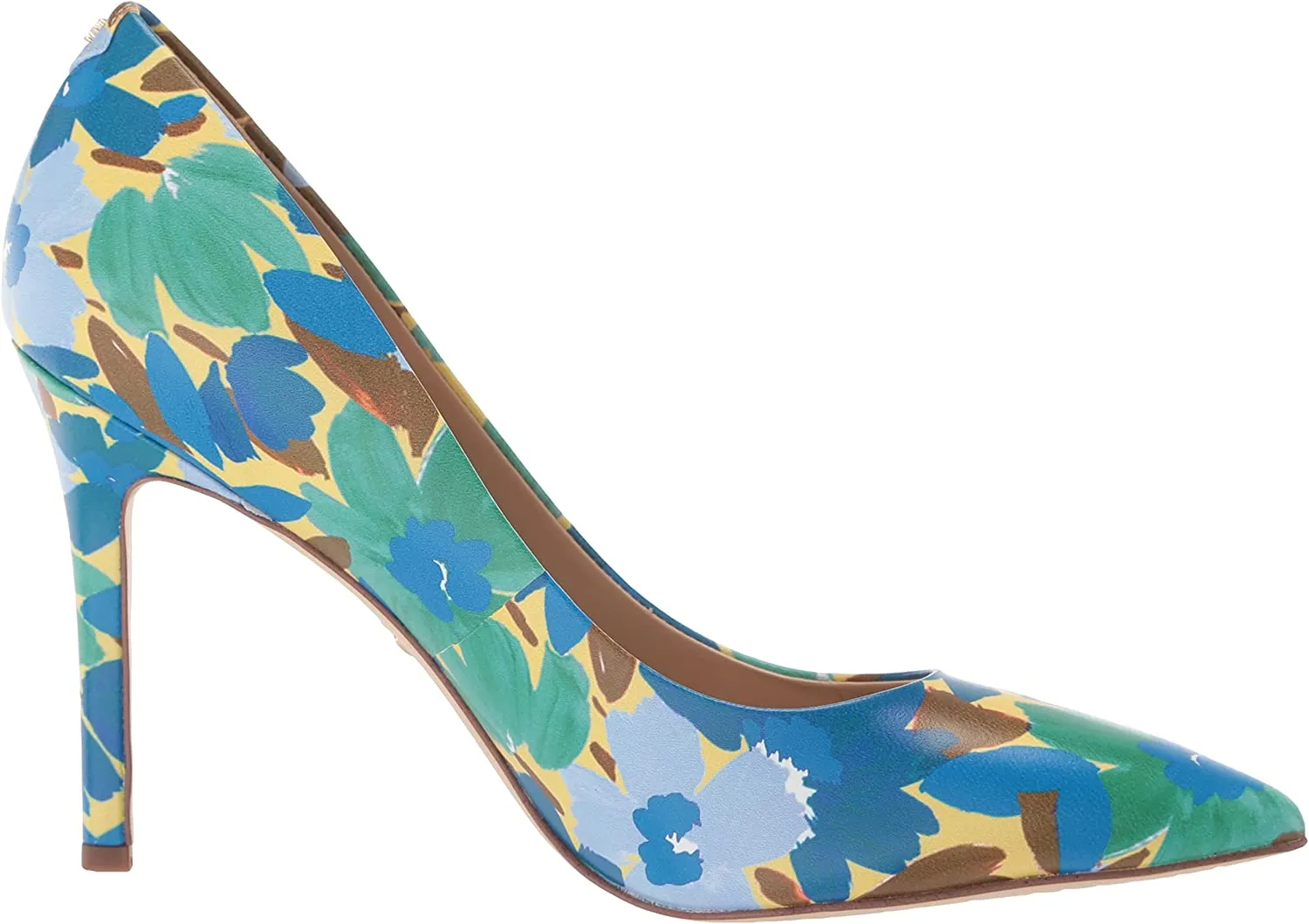 Hazel Blue Slip Edelman Toe Fast-moving sale Pointed Stiletto Discounted delivery Sam Capri Pumps Fashion On Heel
