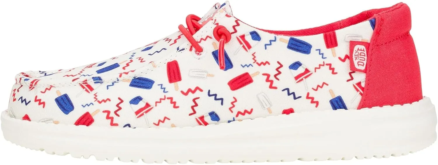 Hey Dude Girl's Wendy Patriotic Kids Loafer