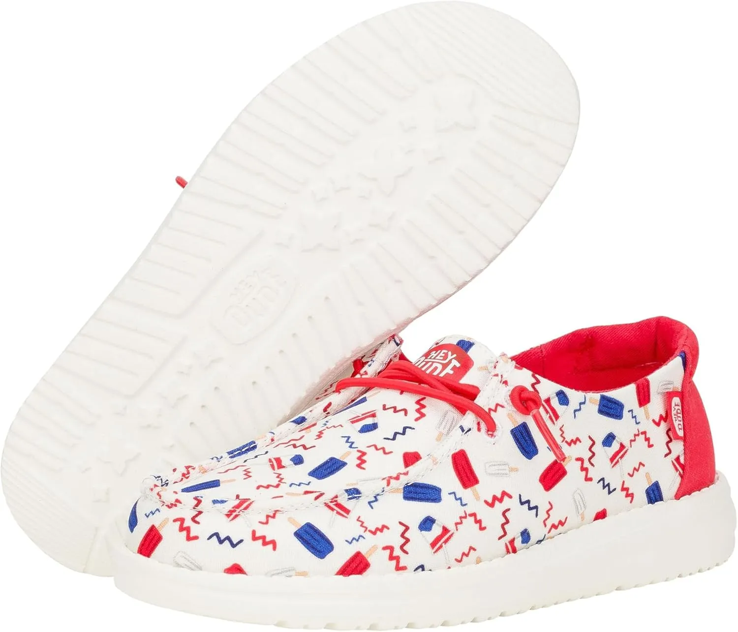 Hey Dude Girl's Wendy Patriotic Kids Loafer