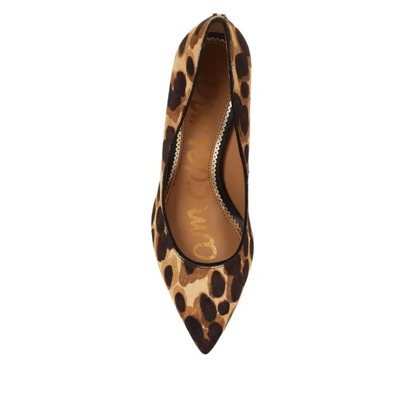 High-capacity Brown Edelman Pointy Pump Knowledgeable Hazel Stiletto Cheetah Dress Toe Shoes Sam Leopard
