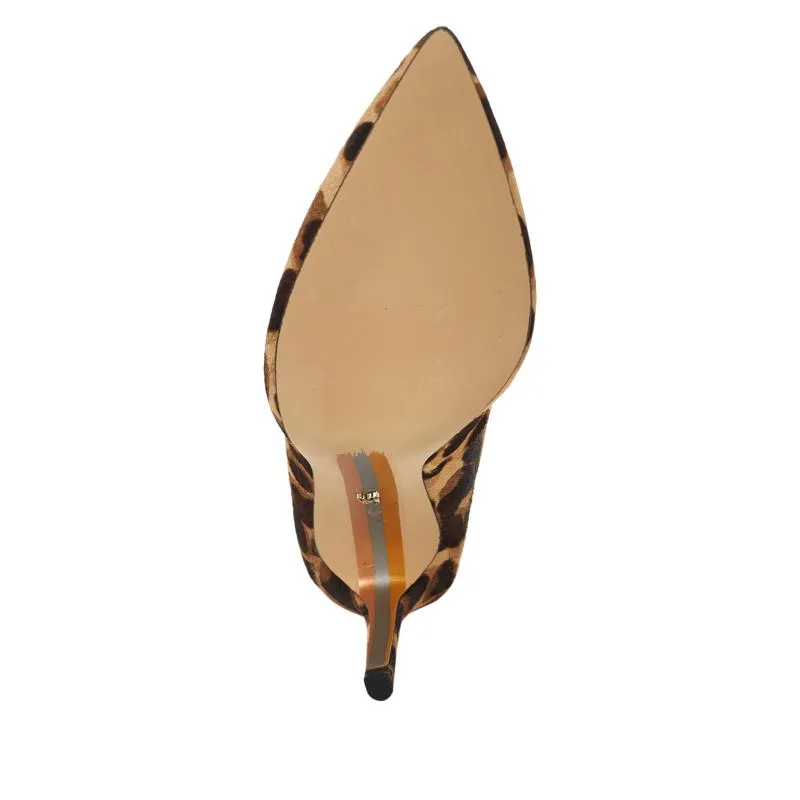 High-capacity Brown Edelman Pointy Pump Knowledgeable Hazel Stiletto Cheetah Dress Toe Shoes Sam Leopard