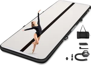 Inflatable Gymnastics Mat, Air Tumbling Mat, Gymnastics Mat 10ft*3.3ft*4in- Boost Your Skills with Bounce!