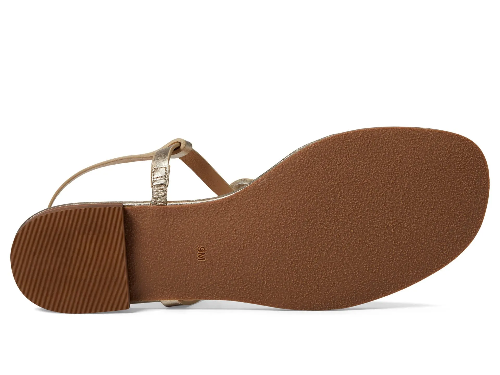 Jack Rogers Worth Flat Sandal for Women - Leather Upper, Adjustable Ankle Strap with Buckle Closure Platinum 6 M