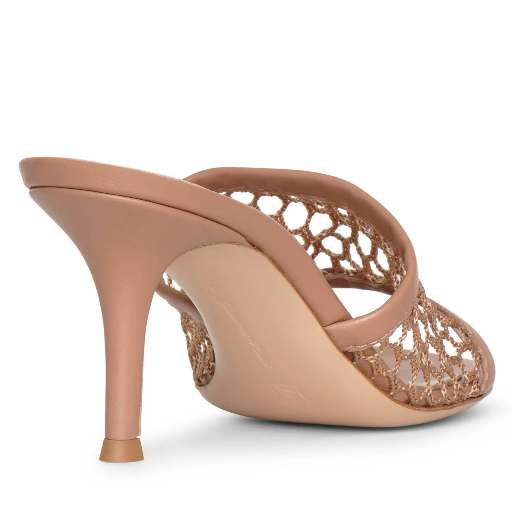 Jamaica 70 fishnet mule sandals