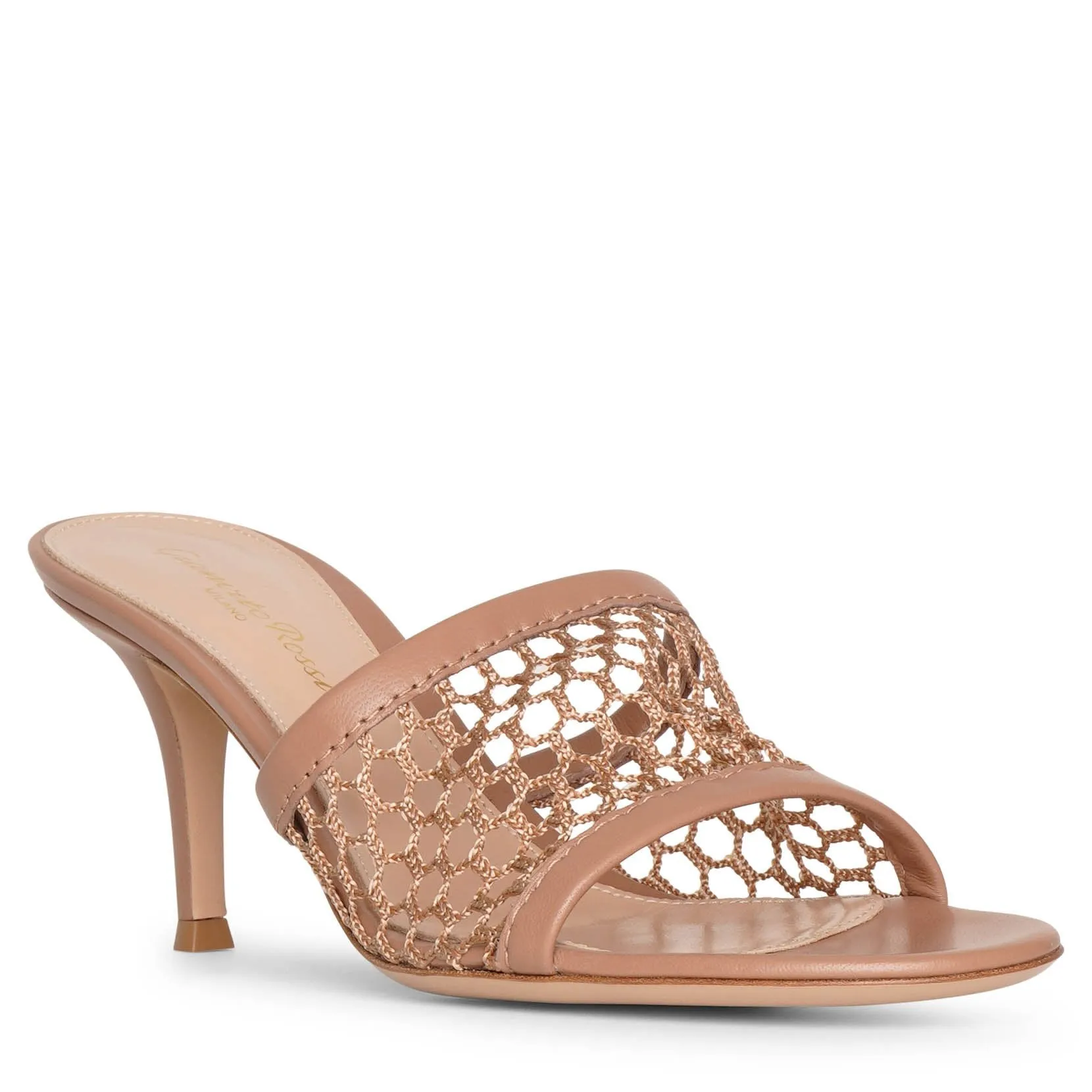 Jamaica 70 fishnet mule sandals