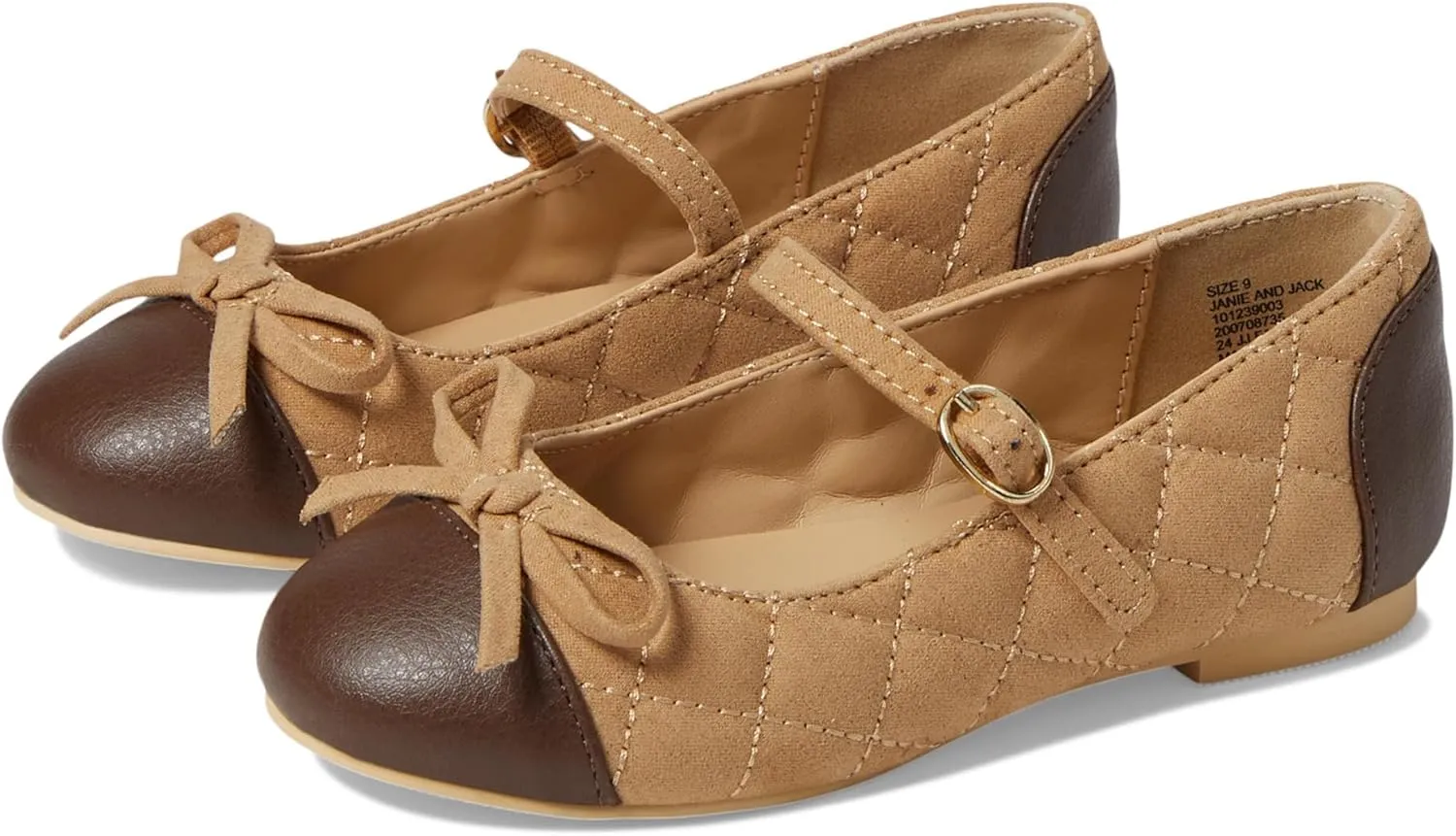 Janie and Jack Girl's Quilted Flat (Toddler/Little Big Kids) Ballet